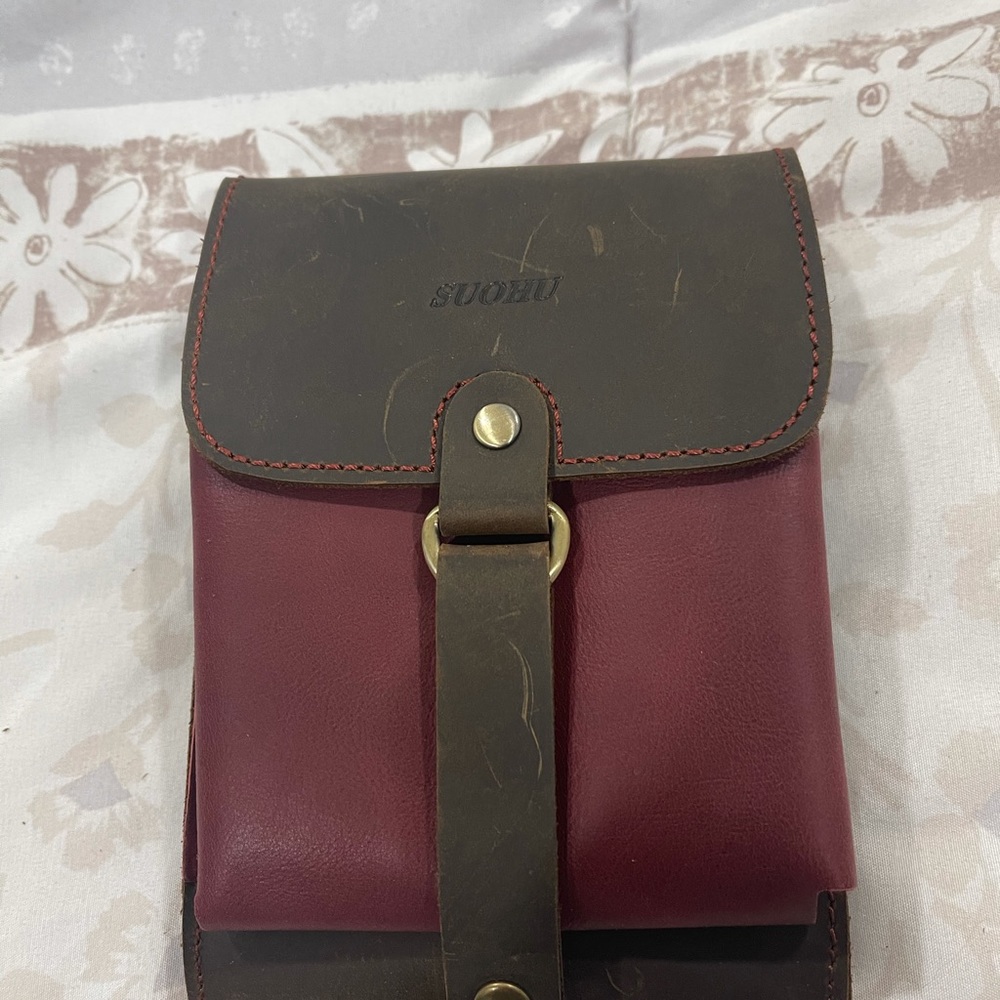 Cell phone SUOHU Men's Belt Leather Phone holder - Picture 5 of 8